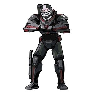 FiGPiN - Crosshair - 768 - Wearing Helmet - Bad batch pin